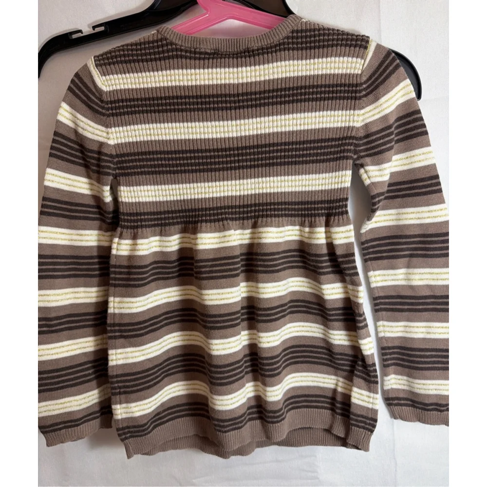 The Children's Place Rib Knit Sweater Tunic Short Dress Size 5/6 Long Sleeve EUC